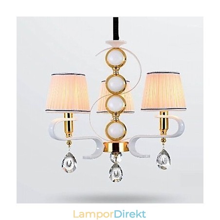 Tyg Ljuskrona 3 Ljus Modern Minimalistisk Högklassig Lampa Tyg Ljuskrona 3 Ljus Modern Minimalistisk Högklassig Lampa
