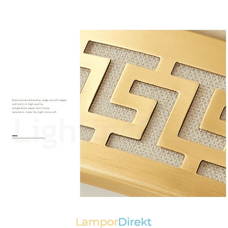 Rund Ren Mässing Modern Modern Nordisk Stil Infälld Taklampa Med Akrylskärm