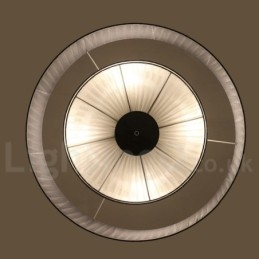 Drum 4 Light Pendel Modern Light Med Tygskärm
