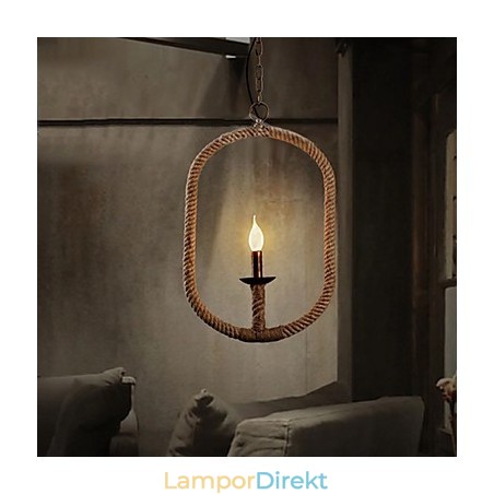 Retro 1 Lampa Hamp Rep Ljuskrona Retro Country Style Retro 1 Lampa Hamp Rep Ljuskrona Retro Country Style