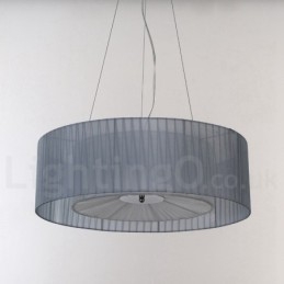 Drum 4 Light Pendel Modern Light Med Tygskärm