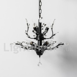 Kristalljärn Målning Ljuskrona Med Crystal Modern Belysning Lampa