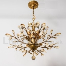 Kristalljärn Målning Ljuskrona Med Crystal Modern Belysning Lampa