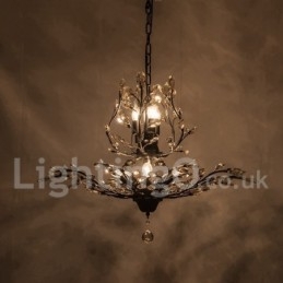 Kristalljärn Målning Ljuskrona Med Crystal Modern Belysning Lampa
