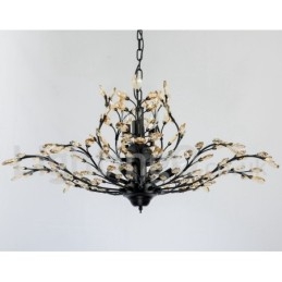 Kristalljärn Målning Ljuskrona Med Crystal Modern Belysning Lampa