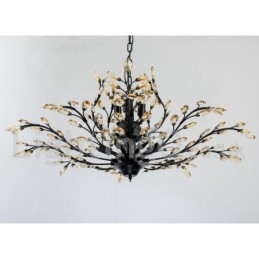 Kristalljärn Målning Ljuskrona Med Crystal Modern Belysning Lampa