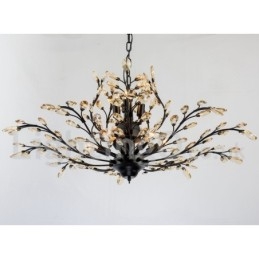 Kristalljärn Målning Ljuskrona Med Crystal Modern Belysning Lampa