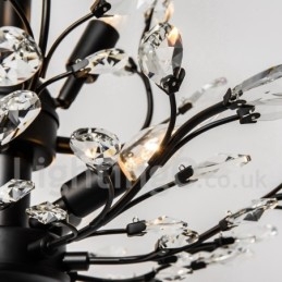 Kristalljärn Målning Ljuskrona Med Crystal Modern Belysning Lampa