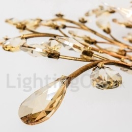Kristalljärn Målning Ljuskrona Med Crystal Modern Belysning Lampa