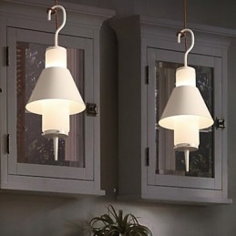 2 Ljus Mini Style Modern Contemporary Metal Pendellampa