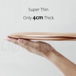 4 Cm Tjocka Supertunna Dimbara Modern Samtida Nordisk Stil Infällda Taklampor Med Akrylskärm Med Fjärrkontroll Kan Även Användas Som Vägglampa