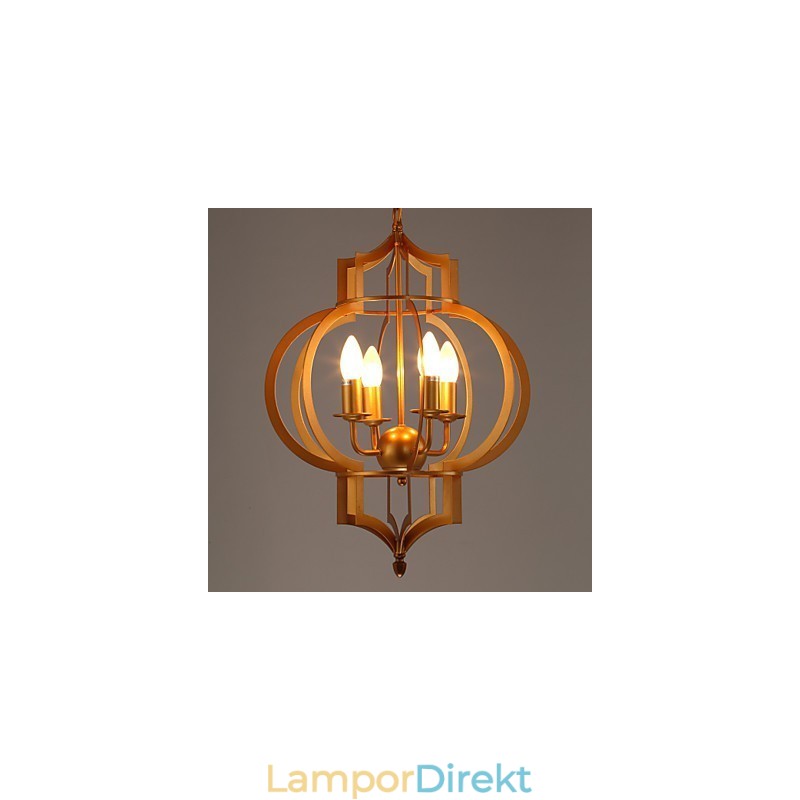 Modern Svart&Vit Himmel Trädgårdsljuskrona Taklampa Med Ljus Bästa Dekorationslampa