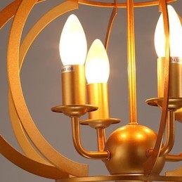 Modern Svart&Vit Himmel Trädgårdsljuskrona Taklampa Med Ljus Bästa Dekorationslampa
