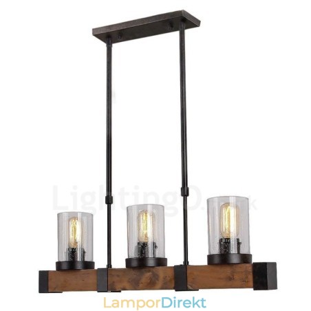 3 Ljus Vintage Trä Ljuskrona Industriell Vind Loft Trä Linjär Hängande Belysning 3 Ljus Vintage Trä Ljuskrona Industriell Vind Loft Trä Linjär Hängande Belysning