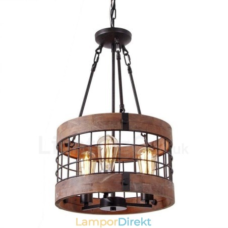 3 Ljus Trumma Vintage Trä Ljuskrona Industriell Vind Loft Trä Linjär Hängande Belysning 3 Ljus Trumma Vintage Trä Ljuskrona Industriell Vind Loft Trä Linjär Hängande Belysning