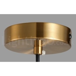 1 Ljus Industristil Guld Mini Stil Galvaniserad Lackerad Taklampa Med Glasskärm