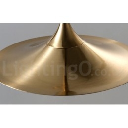 1 Ljus Industristil Guld Mini Stil Galvaniserad Lackerad Taklampa Med Glasskärm