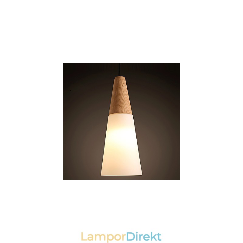 Ljuskrona Mini Style Modern Contemporary Wood Bambu