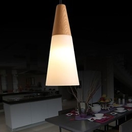 Ljuskrona Mini Style Modern Contemporary Wood Bambu