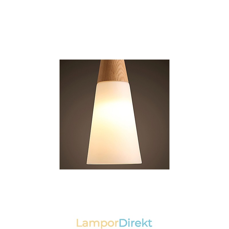 Ljuskrona Mini Style Modern Contemporary Wood Bambu