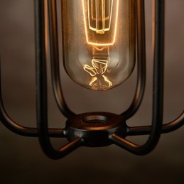 Ljuskrona Mini Style Rustic Lodge Retro Metal 3 Light Pendel Light