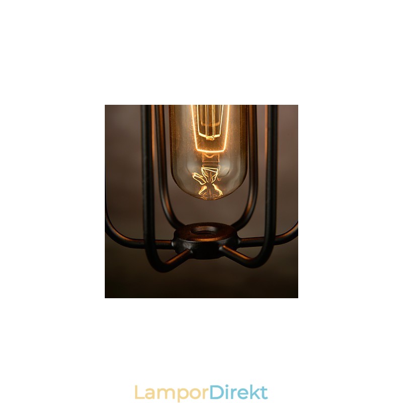 Ljuskrona Mini Style Rustic Lodge Retro Metal 3 Light Pendel Light