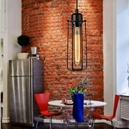 Ljuskrona Mini Style Rustic Lodge Retro Metal 3 Light Pendel Light