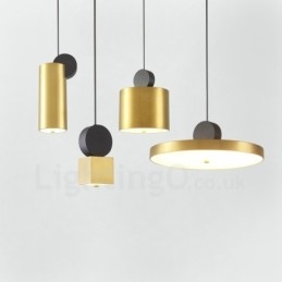 4 Styles Guld Svart Postmodern Pendellampa