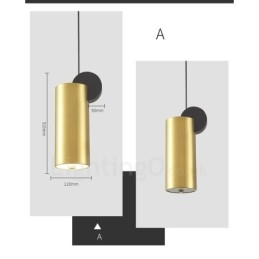 4 Styles Guld Svart Postmodern Pendellampa