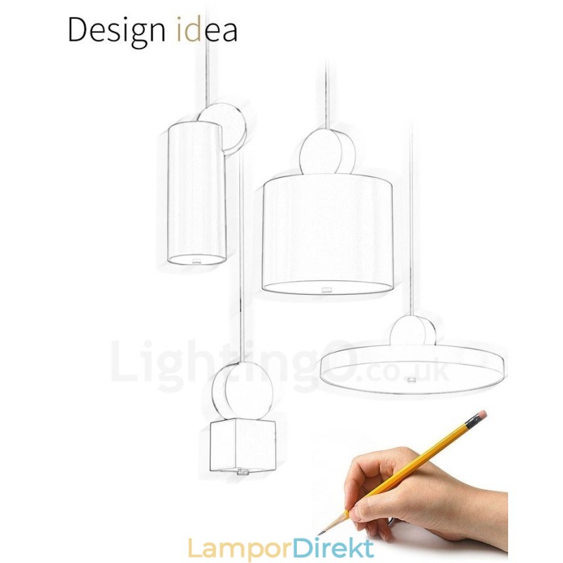 4 Styles Guld Svart Postmodern Pendellampa
