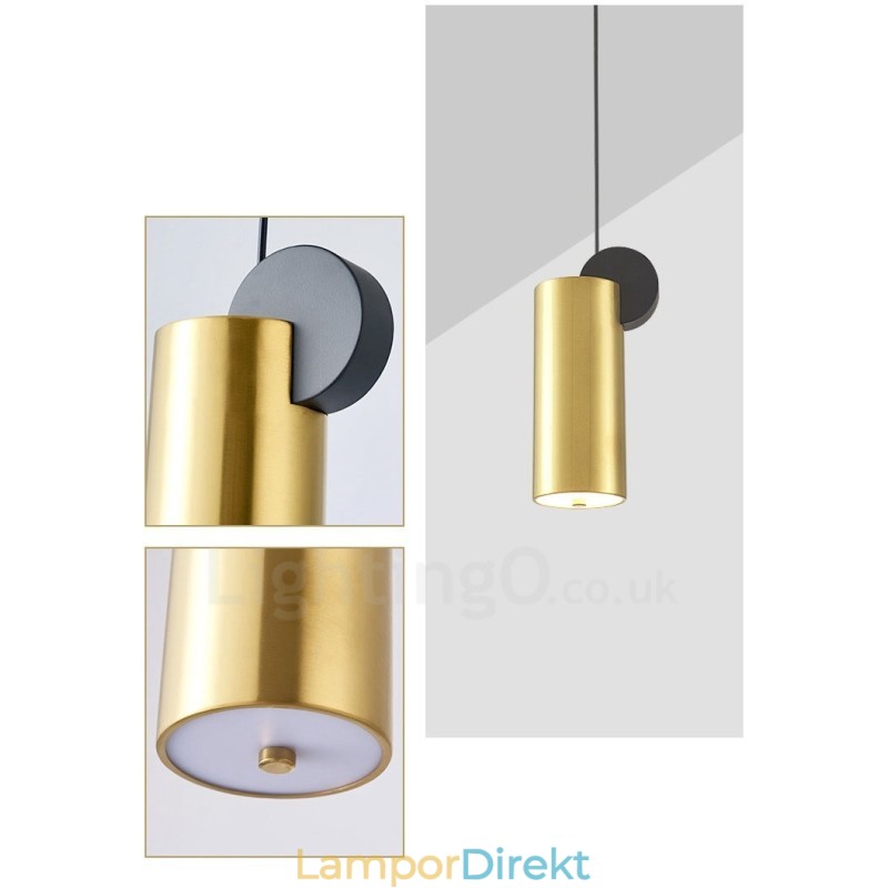 4 Styles Guld Svart Postmodern Pendellampa