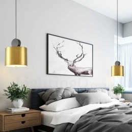 4 Styles Guld Svart Postmodern Pendellampa