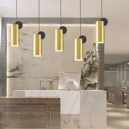 4 Styles Guld Svart Postmodern Pendellampa