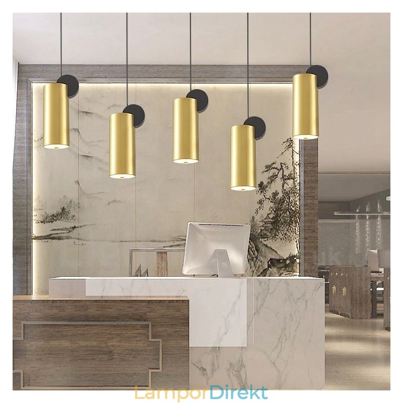4 Styles Guld Svart Postmodern Pendellampa