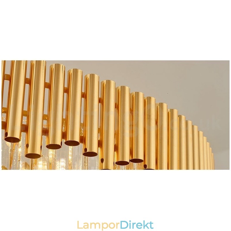 Postmodern Guld Lyx Rund K9 Crystal Pendant Ljuskrona Lights Exhibition Hall