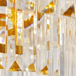 Guld Postmodern Luxury Rund K9 Crystal Pendant Ljuskrona Exhibition Hall