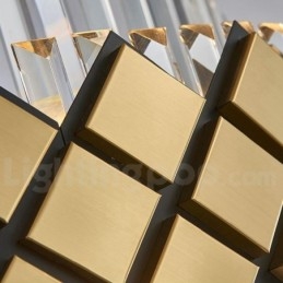 Lyx Modern Guld Plus Svart Rund K9 Crystal Pendant Ljuskrona Exhibition Hall