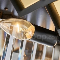 Lyx Modern Guld Plus Svart Rund K9 Crystal Pendant Ljuskrona Exhibition Hall