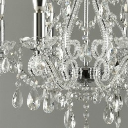 Ljus Guld Silver Amerikansk Stil Crystal Hängande Ljuskrona Ljus Butik