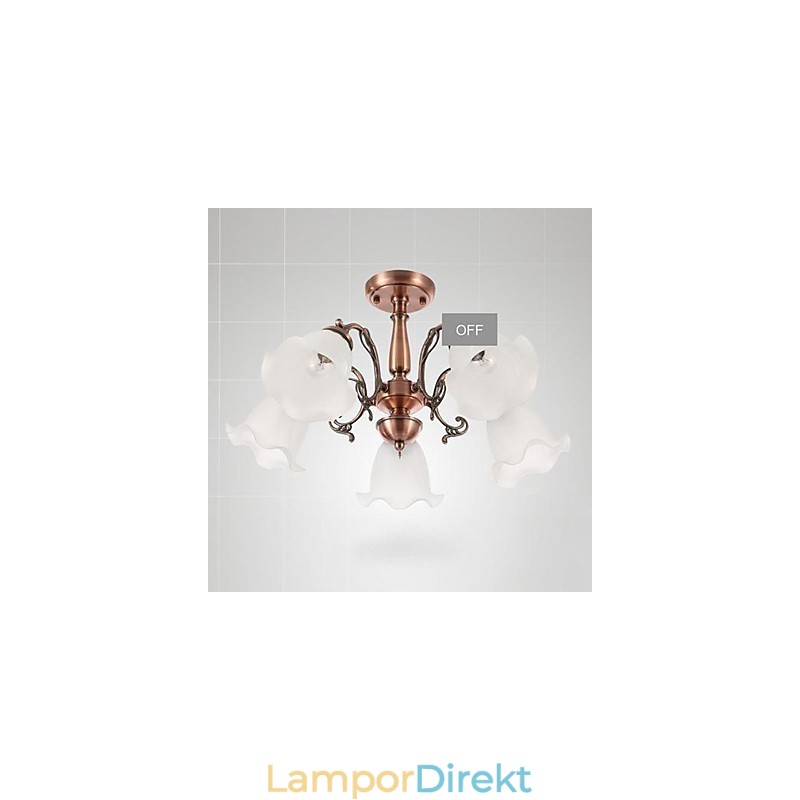 Modern Och Modern Traditionell Klassisk Retro Elektropläterad Metall Infälld Montering