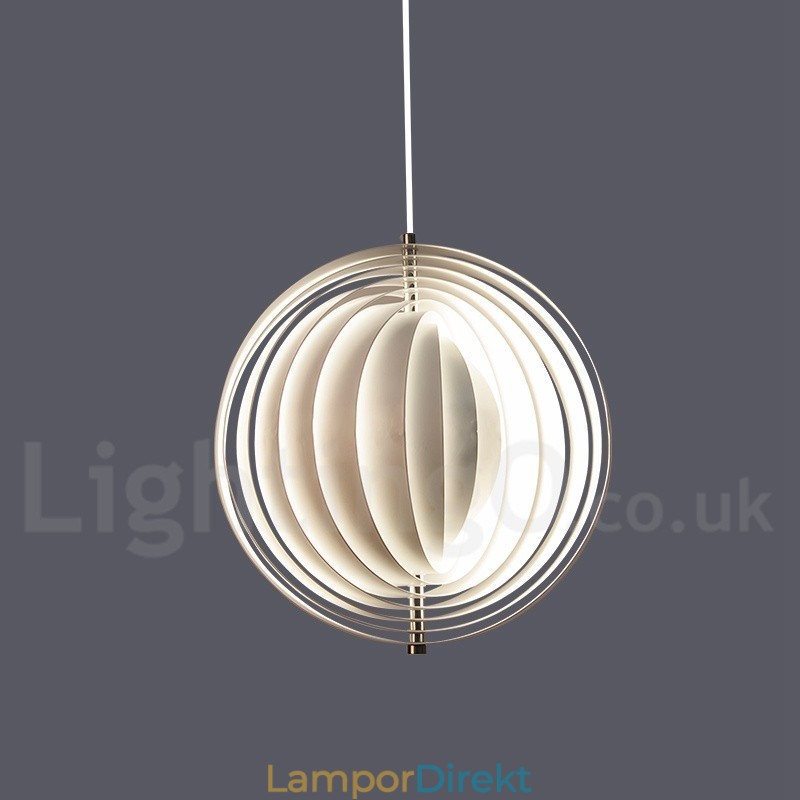 Globe White Rotate Postmodern Diy Pendel Light