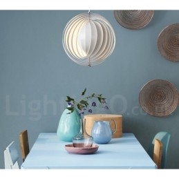 Globe White Rotate Postmodern Diy Pendel Light