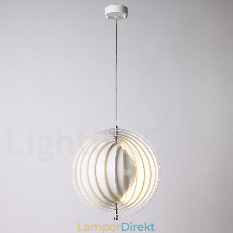 Globe White Rotate Postmodern Diy Pendel Light