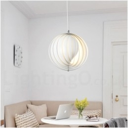 Globe White Rotate Postmodern Diy Pendel Light