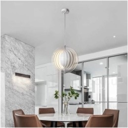 Globe White Rotate Postmodern Diy Pendel Light