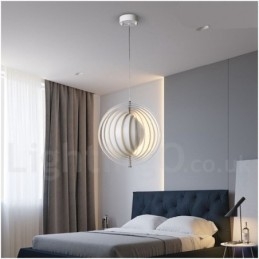 Globe White Rotate Postmodern Diy Pendel Light