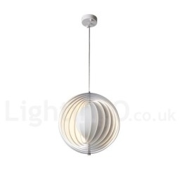 Globe White Rotate Postmodern Diy Pendel Light