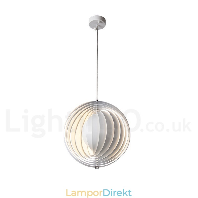 Globe White Rotate Postmodern Diy Pendel Light