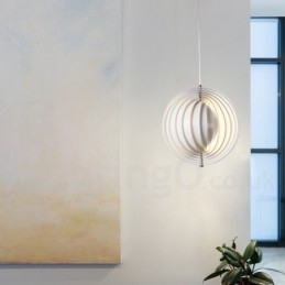 Globe White Rotate Postmodern Diy Pendel Light
