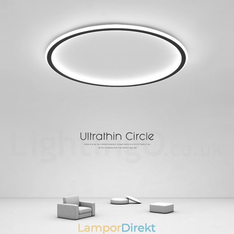 Ultratunn Dimbar Modern Modern Nordisk Stil Infälld Taklampa Med Fjärrkontroll Kan Även Användas Som Vägglampa
